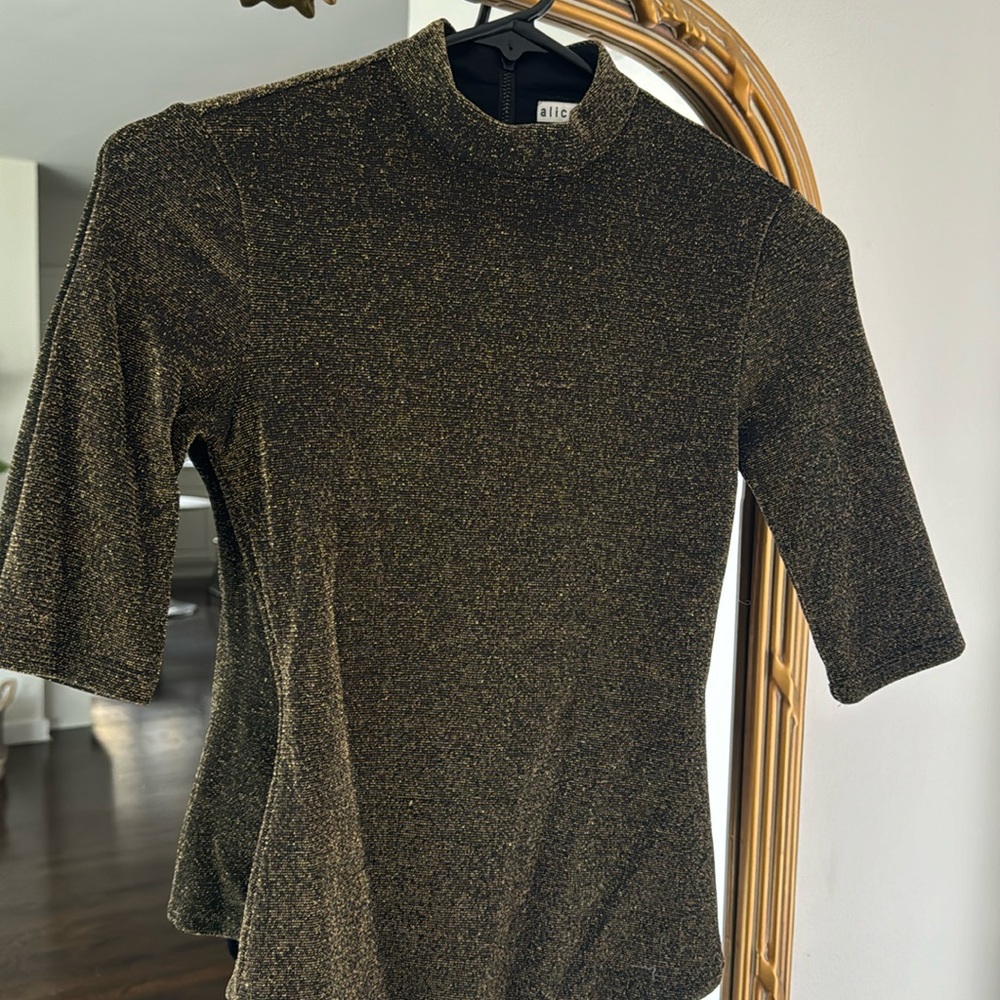 Alice and Olivia sparkle body suit